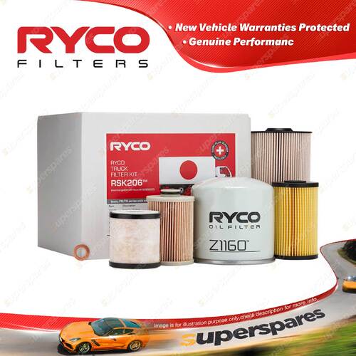 Ryco Filter Service Kit for Isuzu FRR FSR FSS Series 4HK1-TC 07/2016 - On
