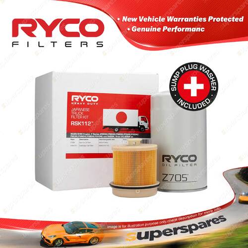 Ryco HD Service Kit RSK112 for ISUZU 6HKI FRR34 FSD34 FTS34 FVD34 FVM34 FVR34