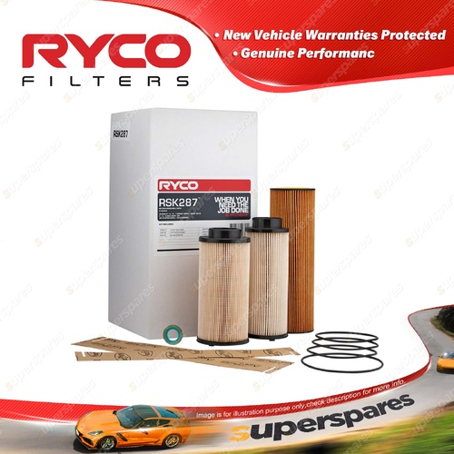 Ryco Filter Service Kit for Scania P G R T Series F K N Bus XPI System