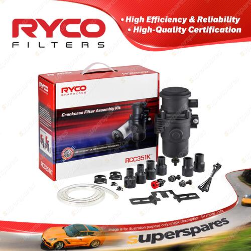 Ryco Universal Crankcase Filter Kit-High Efficency Oil Air Separation Technology