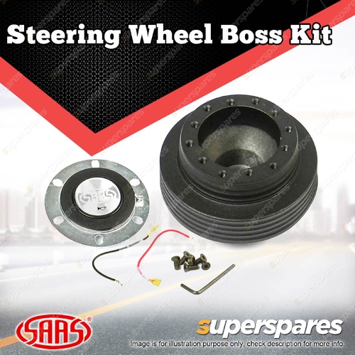 SAAS Flat Spoked Steering Wheels Boss Kit for BMW 3 Series E46 1998-2006