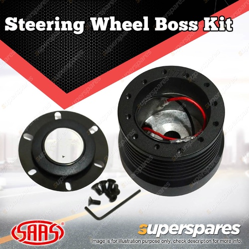 SAAS Flat Steering Wheels Boss Kit for Subaru L Series Sports Wagon 1985-1993