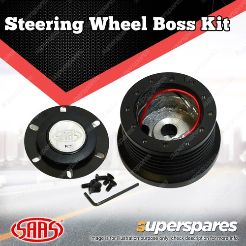 SAAS Flat Spoked Steering Wheels Boss Kit for Nissan Wira Up To 1998