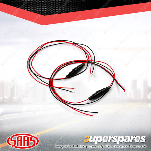 SAAS Dual Volt Digital Switch Gauge Wiring Loom Harness Replacement Part