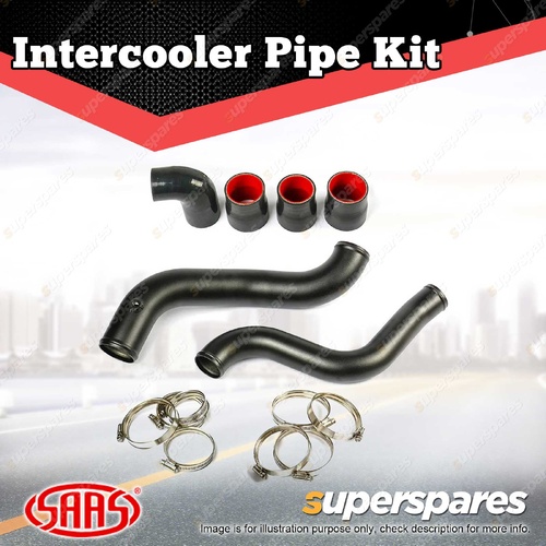 SAAS Intercooler Black Alloy Pipe Kit for Mazda BT50 B32 3.2L Diesel 2011-2020