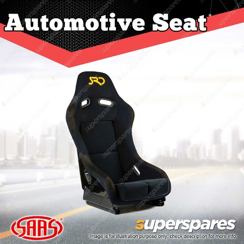 SAAS Seat SR2 Club Fixed Back FPR Black Large Offers Seat Comfort Side Support