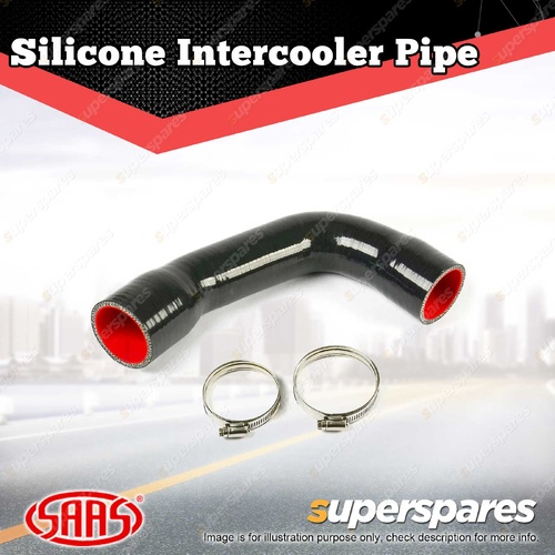 SAAS Silicone Intercooler Black Hot Top Pipe for Mazda BT50 B32 3.2L 2011-2020