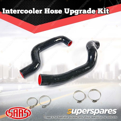 SAAS Silicone Intercooler 2 Pipe and Clamp Kit for Ford Ranger PX 2.2L 2015-2020
