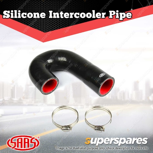 SAAS Silicone Intercooler Black Pipe Hot for Mitsubishi Pajero NS NT NX NW 3.2L