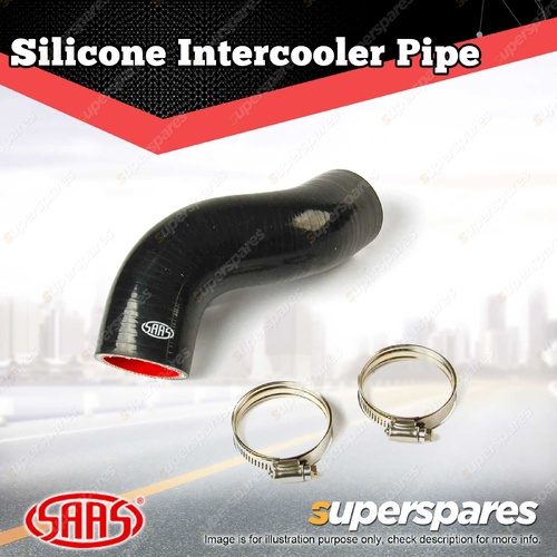 SAAS Silicone Intercooler Black Pipe Hot for Holden Rodeo RA Colorado RC 07-10