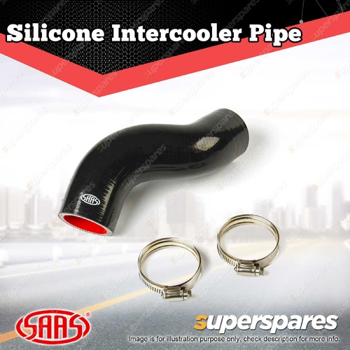 SAAS Long Silicone Intercooler Black Pipe Hot for Isuzu D-Max 2007-2012