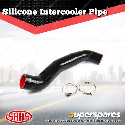 SAAS Silicone Intercooler Black Pipe Cold for Holden Colorado RG 2.8L 132kW