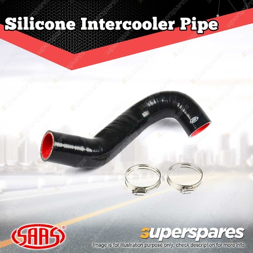 SAAS Silicone Intercooler Black Pipe Hot for Holden Colorado RG 2.8L 132kW 12-13