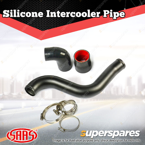SAAS Intercooler Black Alloy Pipe Hot Side for Ford Ranger 2.2L 3.2L PX 11-22