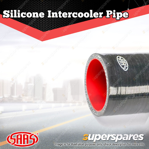 SAAS Silicone Intercooler Black Pipe Hot Bottom for Toyota Hilux Fortuner