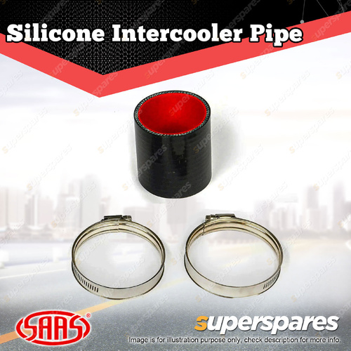 SAAS Silicone Intercooler Black Pipe Cold for Toyota Hilux Landcruiser Prado