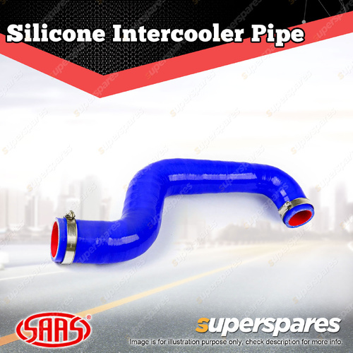 SAAS Silicone Intercooler Blue LH Hot 1 Pce Pipe for Mazda BT50 B32 3.2L 11-20