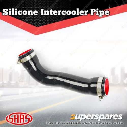 SAAS Silicone Intercooler Black Hot Top Pipe for Ford Ranger PXII PXIII 2.2L