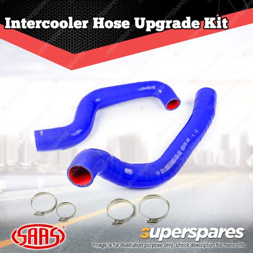 SAAS Silicone Intercooler 2 Pipe and Clamp Kit for Ford Ranger PXII PXIII 2.2L