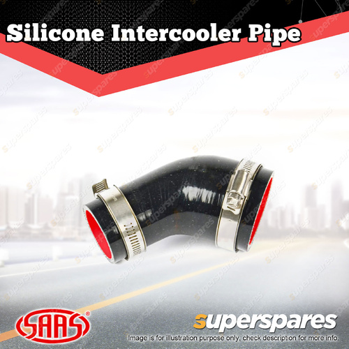 SAAS Silicone Intercooler Black Rear Hot Pipe for Mazda BT50 B22 B32 2.2L 11-20
