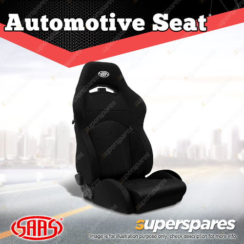 SAAS GT Automotive Seat Dual Recline Black/Black ADR Compliant Offer Comfort