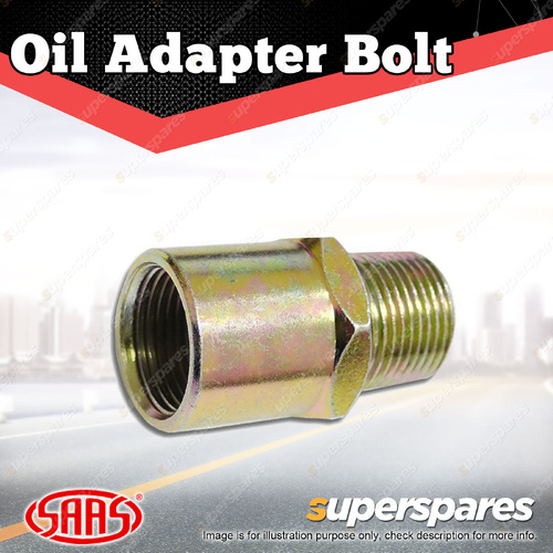 SAAS Oil Adapter Bolt 13/16 Suit Sandwich Plates for Adding Oil Pressure