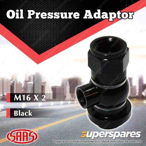 SAAS Oil Pressure Gauge Adaptor M16 X 2 for Holden Commodore VE VF VZ II V6
