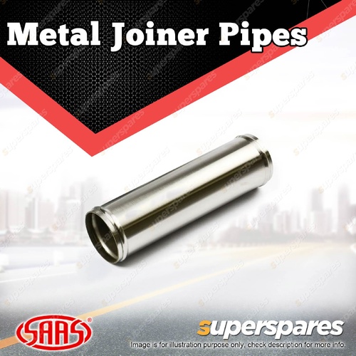 SAAS Metal Joiner Pipe Straight Stainless Steel 57mm ID Length 200mm Universal