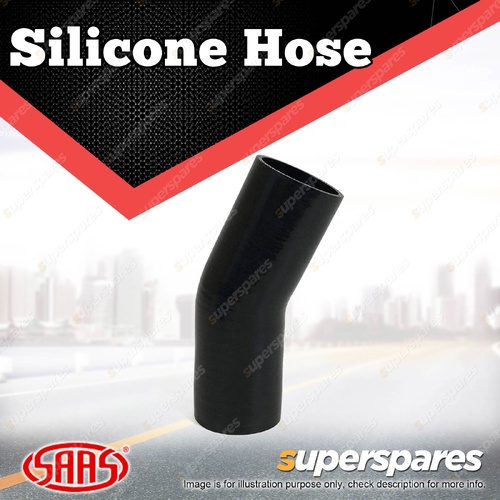 SAAS 23 Deg Elbow Silicone Hose - 82 x 82mm Black Colour Multi Ply Construction