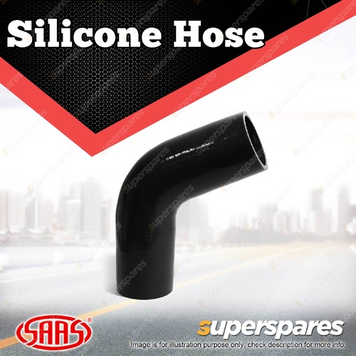 SAAS 67 Deg Elbow Silicone Hose - 63 x 63mm Black Colour Multi Ply Construction