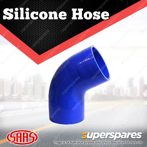 SAAS 67 Deg Elbow Silicone Hose - 102 x 102mm Blue Colour Multi Ply Construction