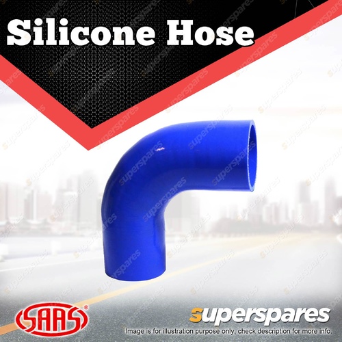 SAAS 90 Deg Elbow Silicone Hose - 63 x 63mm Blue Colour Multi Ply Construction