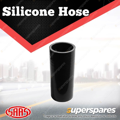 SAAS Straight Silicone Hose - 51 x 51 x 127mm Black Multi Ply Construction