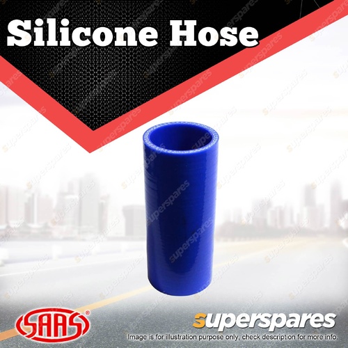 SAAS Straight Silicone Hose - 51 x 51 x 127mm Blue Colour Multi Ply Construction