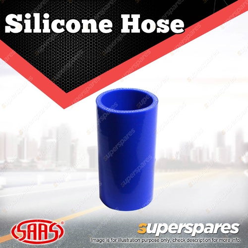 SAAS Straight Silicone Hose - 57 x 57 x 127mm Blue Colour Multi Ply Construction