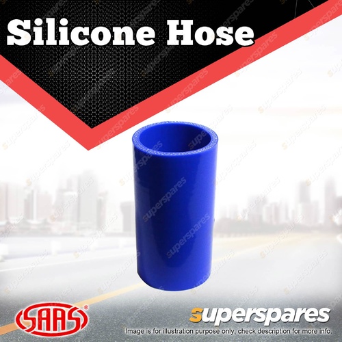 SAAS Straight Silicone Hose - 63 x 63 x 127mm Blue Colour Multi Ply Construction