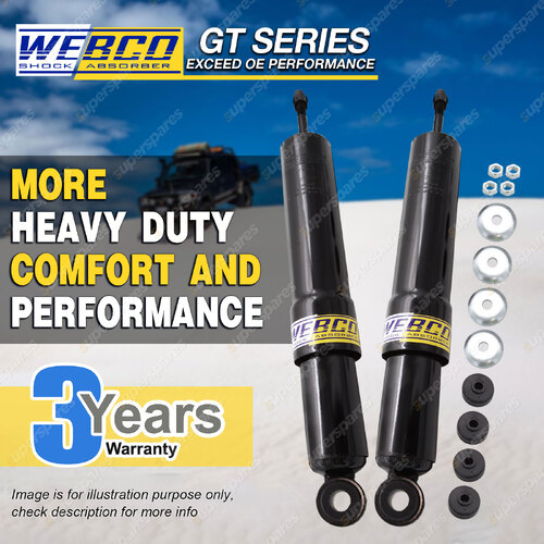 Rear Webco HD Pro Shock Absorbers for FORD F150 F250 2WD excl Super Duty 97-02