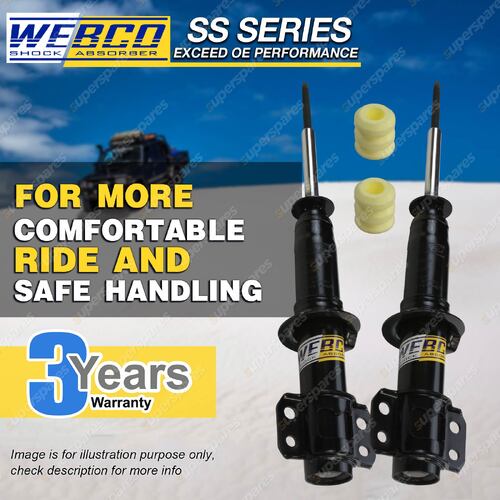 Pair Front Webco Elite Shock Absorbers for FORD TERRITORY SX SY all AWD S/Wagon