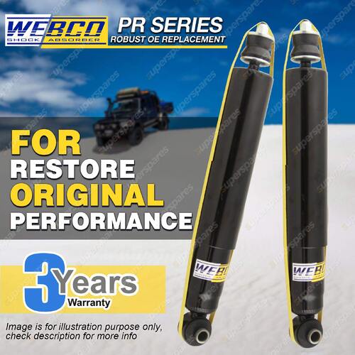Pair Rear Webco Elite Shock Absorbers for NISSAN ELGRAND E51 Wagon 02-10