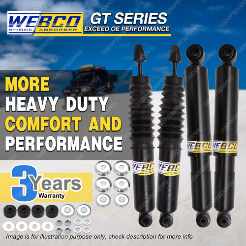 Front + Rear Webco HD Pro Shock Absorbers for FORD RAIDER 4WD All 4WD 91-97