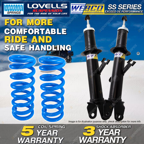 Front Webco Shock Absorbers STD Springs for FORD TERRITORY SX SY 2WD 04-07