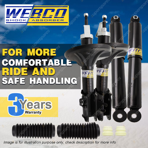 Front + Rear Webco Pro Shock Absorber for MITSUBISHI VERADA KE KF KH KJ KL Wagon