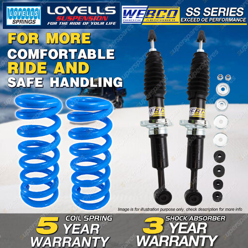 Front Webco Shock Absorbers STD Springs for TOYOTA Hilux SR5 GGN25R KUN26R 6 Cyl
