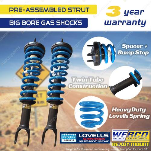 Front Webco STD Pro complete struts for FORD FALCON BA XR8 UTE 9/02-7/07