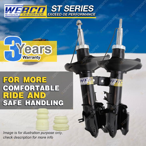 Front Webco Pro Shock Absorbers for NISSAN PATHFINDER R50 V6 RX ST TI Wagon