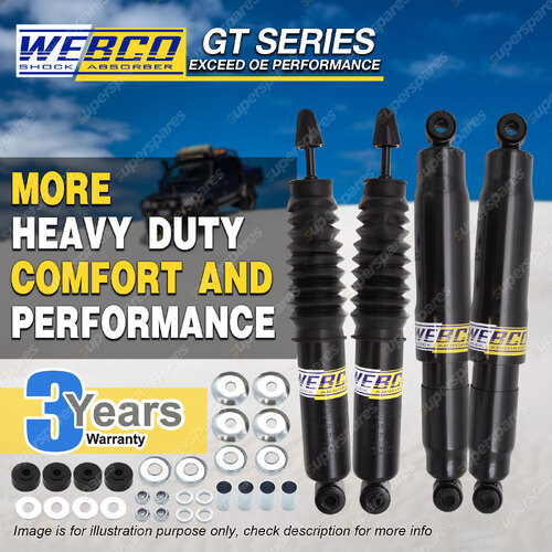 Front Rear Webco HD Pro Shock Absorber for HOLDEN RODEO 4WD R7 R9 RA Torsion Bar