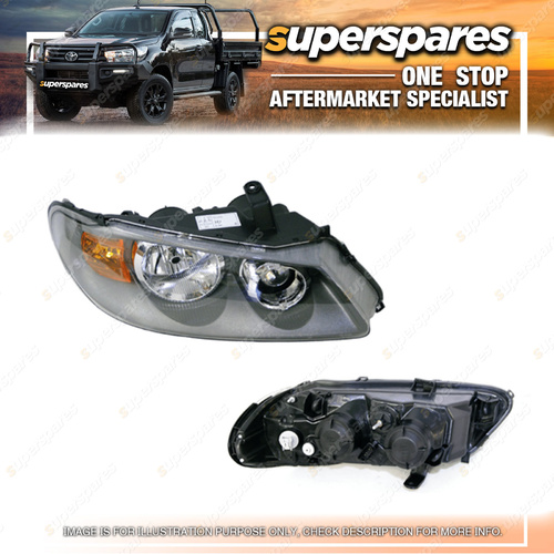 RH Headlight for Nissan Pulsar Hatchback N16 Dark Grey 08/2002-01/2005