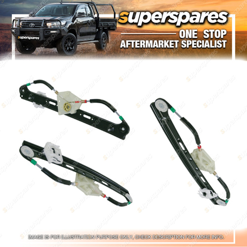 Superspares Right Rear Electric Window Regulator Without Motor for Bmw X3 E83