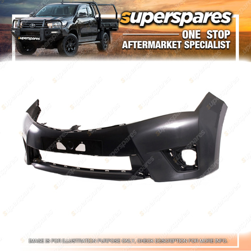Front Bumper Bar Cover for Toyota Corolla Sedan ZRE172 Without Sensor Holes