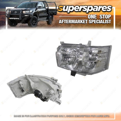 Superspares LH Headlight for Toyota Hiace Slwb TRH KDH High Roof 12/2013-ONWARDS